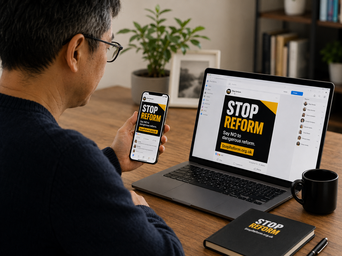 Supporting Stop Reform online