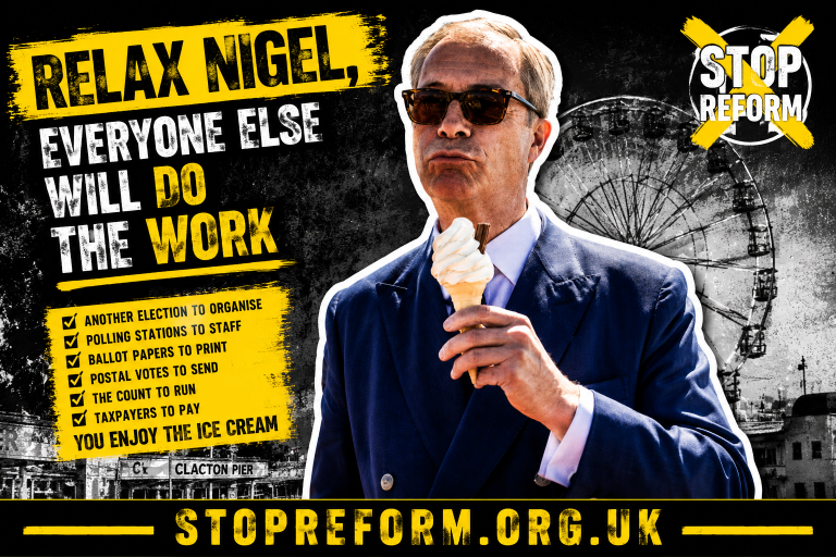 Nigel quits and forces a by-election