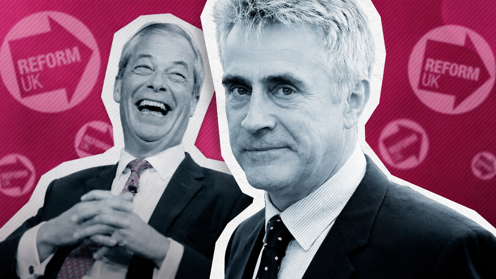 Nigel Farage and Christopher Harborne