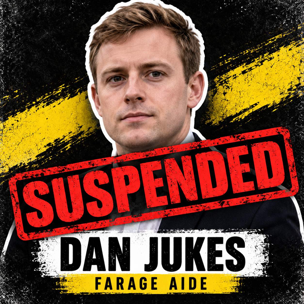 Dan Jukes, senior aide to Nigel Farage, suspended