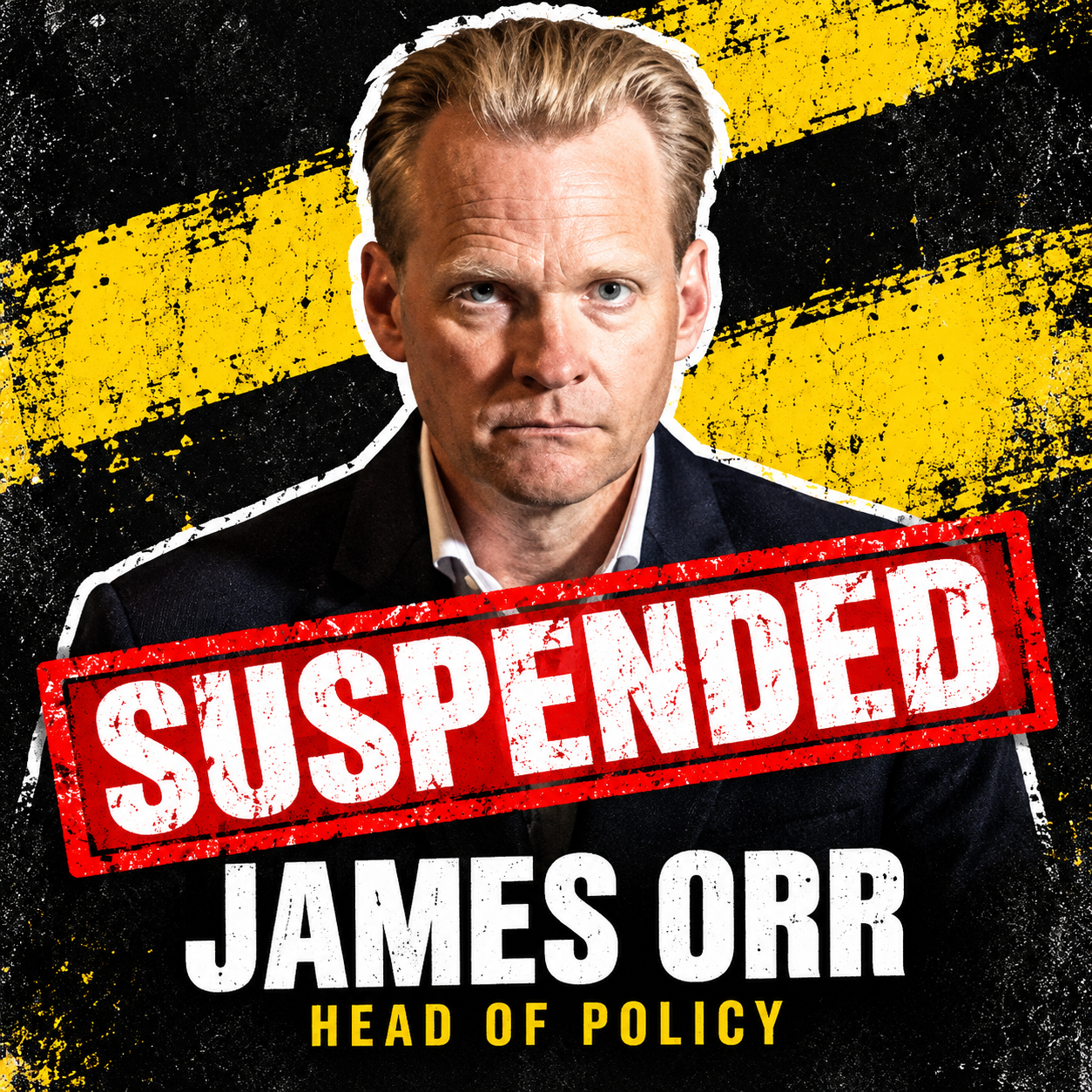 James Orr, Reform UK Head of Policy, suspended